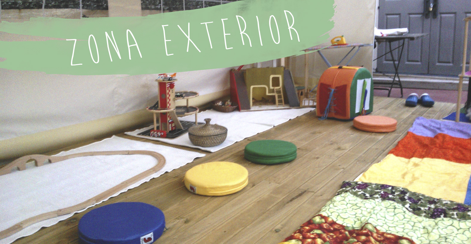 creciendo juntos zona exterior espacio infantil barcelona eixample