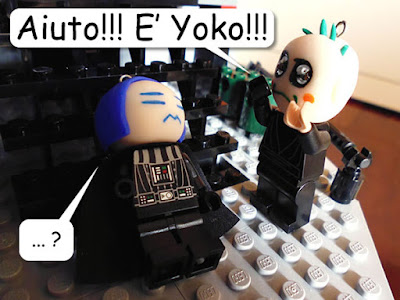 Giova Sky-chang: "Aiuto!!! E' Yoko!!!" Dark Yoko: "...?"
