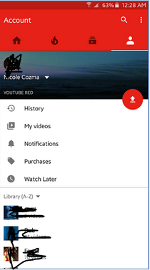 youtube account