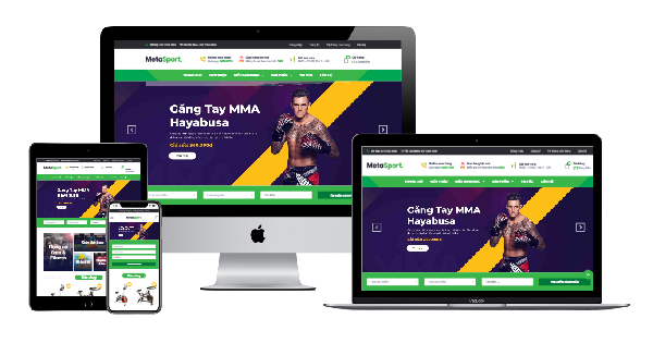 Template blogspot bán hàng dụng cụ thể thao MetaSport