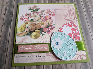 Osterkarten mit Designpapier von La Blanche von Silvi Provolija Unabh. Stampin' Up! Demo aus Jena Thüringen