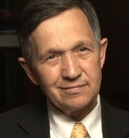 Portrait of Dennis Kucinich, democratic presidential candidate 2004