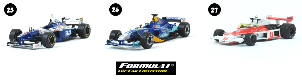 Formula 1 The car collection 1:43 Salvat Argentina