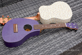 bonanza concert ukulele amoeba shape