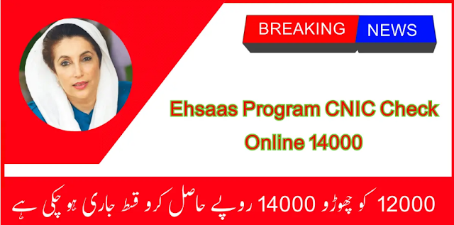 ehsaas program cnic check online 14000