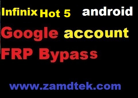 Infinix Hot 5 X559C google account reset and FRP bypass with FRP File and SP Tool