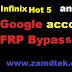 Infinix Hot 5 X559 google account reset and FRP bypass with FRP File and SP Tool