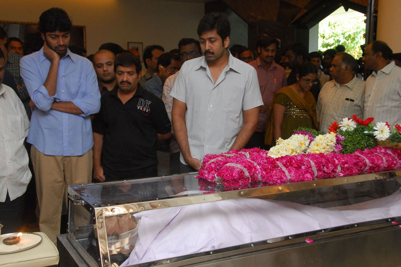 Photos Tollywood Pays Homage To EVV Satyanarayana cinema gallery