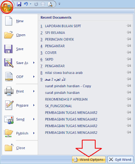 menampilkan tool undo, redo pada toolbar ms word