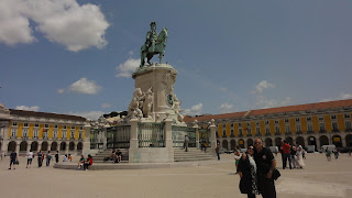 Praça do Comercio em Lisboa Portugal