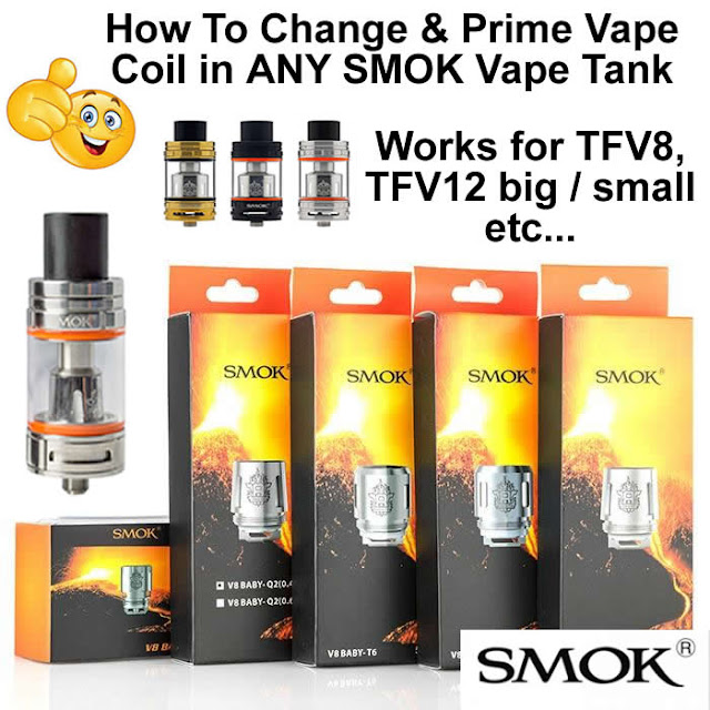 change coil in smok alien, procolor, stick v8