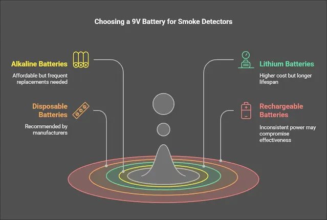 Choosing the Right 9V Battery for the Smoke Detector
