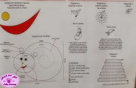 Tapete infantil de crochê em formato de caracol com gráfico e passo a passo