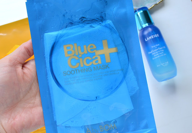A by Bom Blue Cica Sheet Mask Review