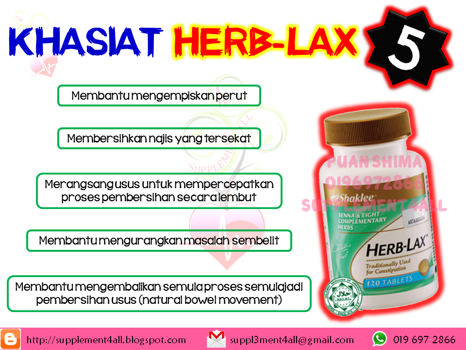 Khasiat dan Kebaikan Herb-Lax untuk Usus – Celoteh Ummi