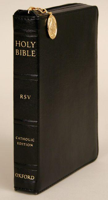 Revised Standard Version Catholic Bible Imitation Leather w Zip