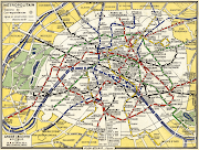 plan métro paris . (image )