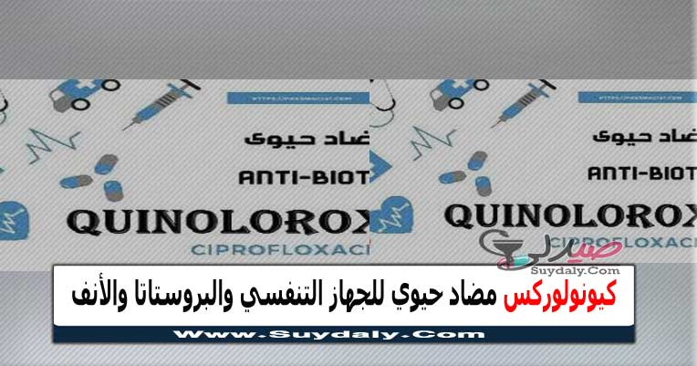 كيونولوركس Quinolorox مضاد حيوي لعدوى الجيوب الأنفية والبروستاتا والسيلان السعر في 2023 والبديل