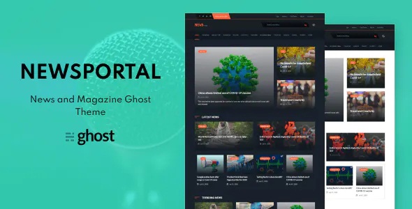 Best News and Magazine Ghost Blog Theme 