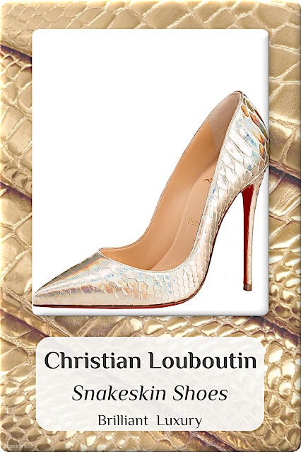 ♦Exclusive Christian Louboutin Snakeskin Shoes