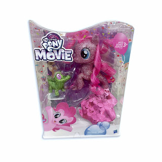 My Little Pony the Movie Glitter-Covered Pinkie Pie Seapony Brushable