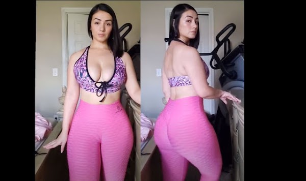  Chica rompe en llanto al  presumir los leggins que se compro en linea; no le gustaron a mi novio