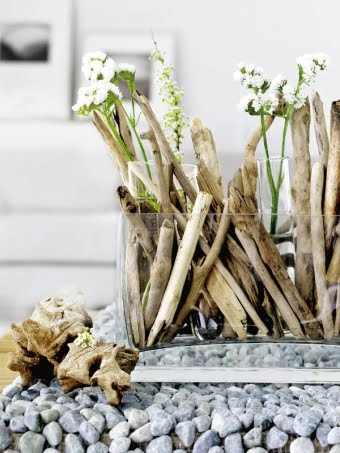 glass tubes in glass vase