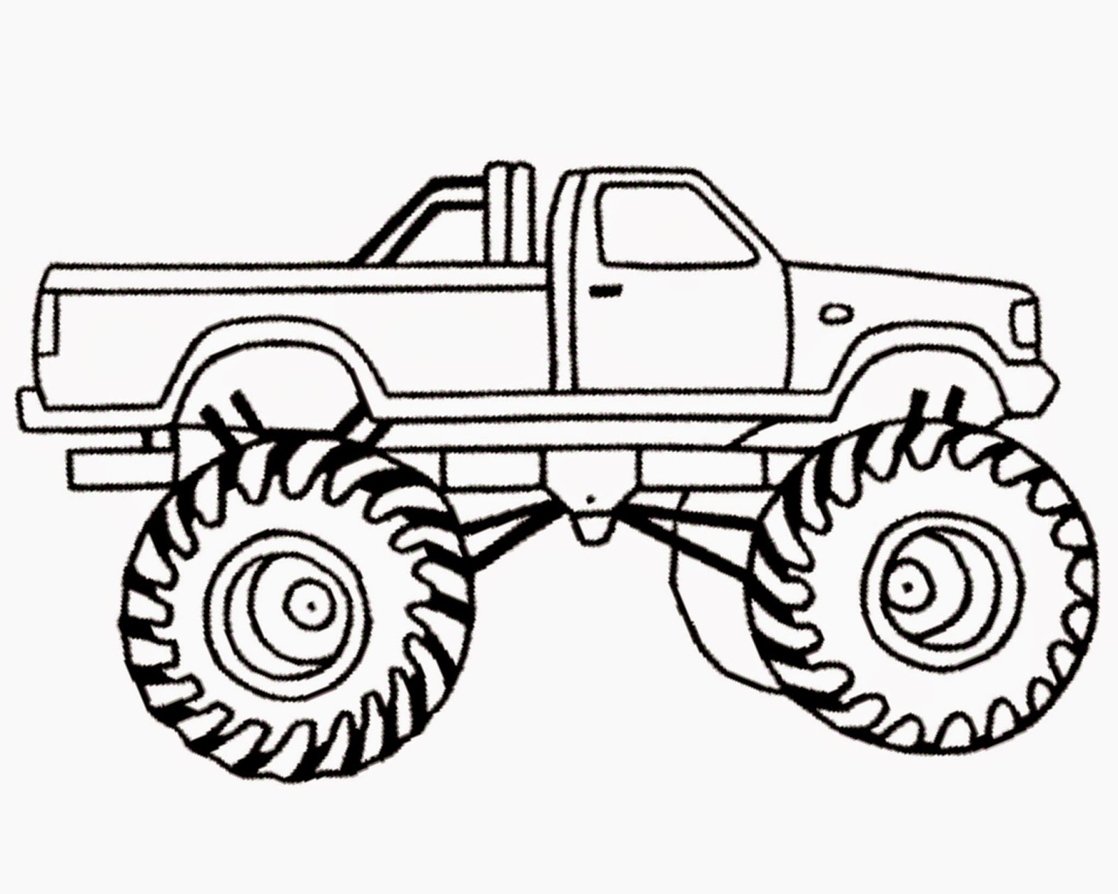 Mud Truck Coloring Pages 2