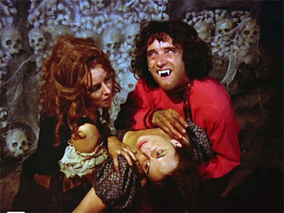 Adrienne Corri and Anthony Higgins in Vampire Circus (1972)