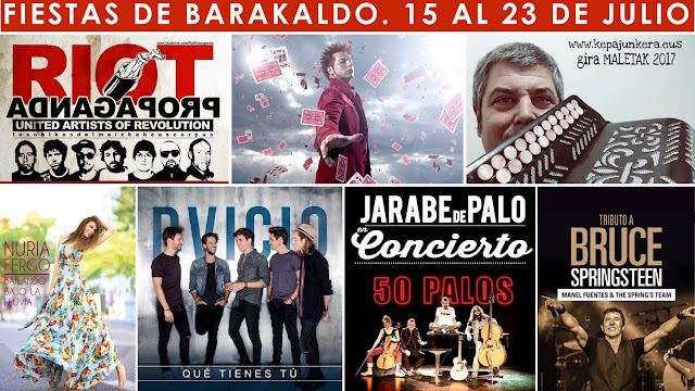 Programa de conciertos de las fiestas de Barakaldo