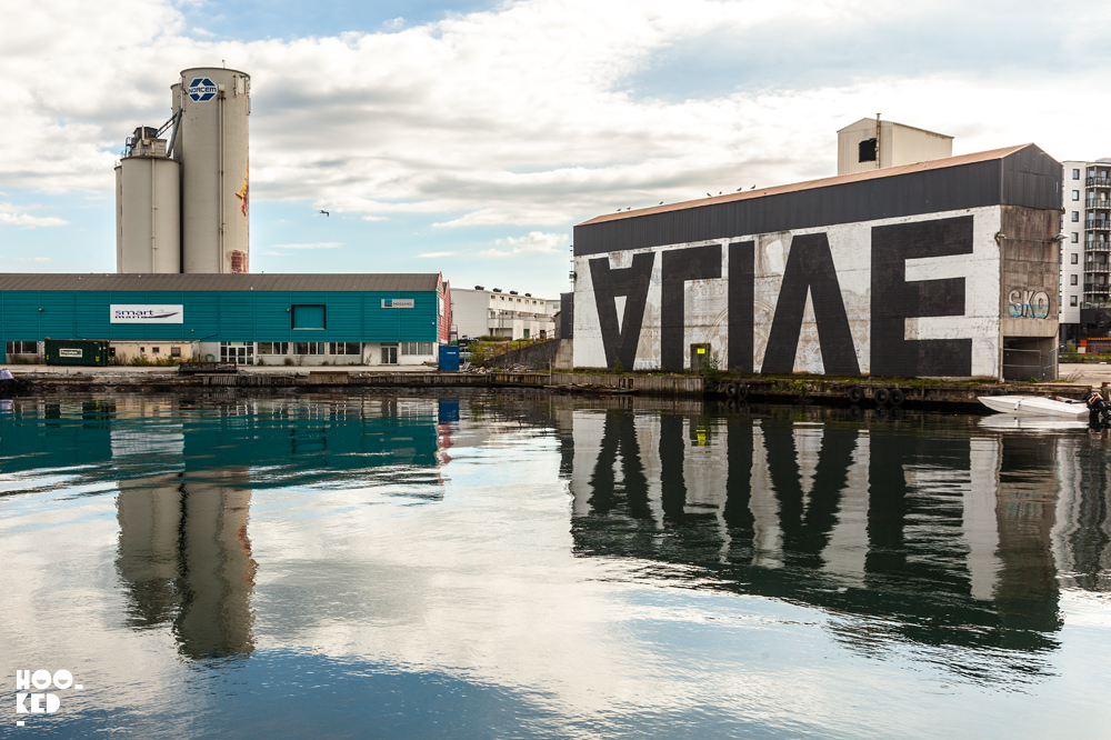 ALIVE' mural work by artist SPY in Stavanger, Norway.