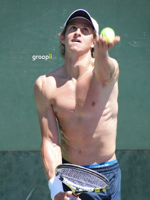 Igor Andreev Shirtless at Miami Open 2011