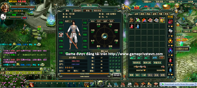 Thùng đồ của game ba dao private free 100 triệu knb