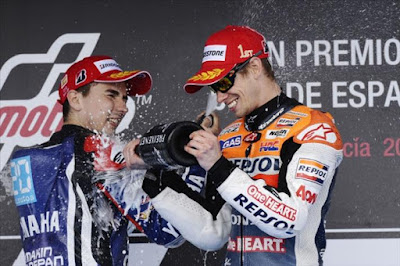 Podium Jerez MotoGP 2012