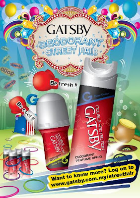 I’m going to the Gatsby Deodorant Street Fair