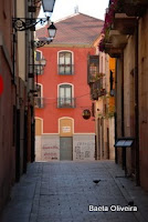 Rua no centro de León