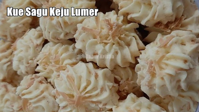 Cara membuat kue sagu keju