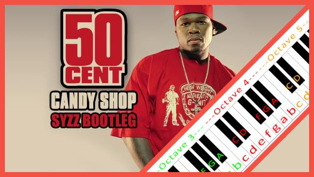 Candy Shop by 50 Cent Piano / Keyboard Easy Letter Notes for Beginners