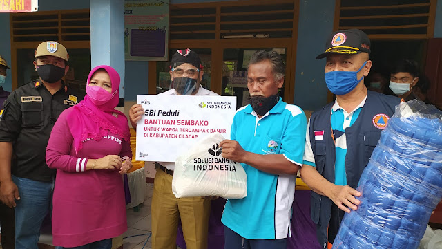 Kembali, SBI Salurkan Bantuan Untuk Korban Banjir di Wilayah Cilacap Barat