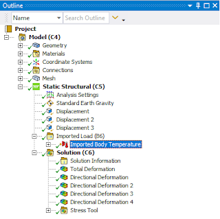 how to import load static structural ansys workbench