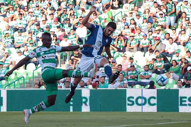 Santos derrotó 4-1 a Puebla en el Estadio Corona