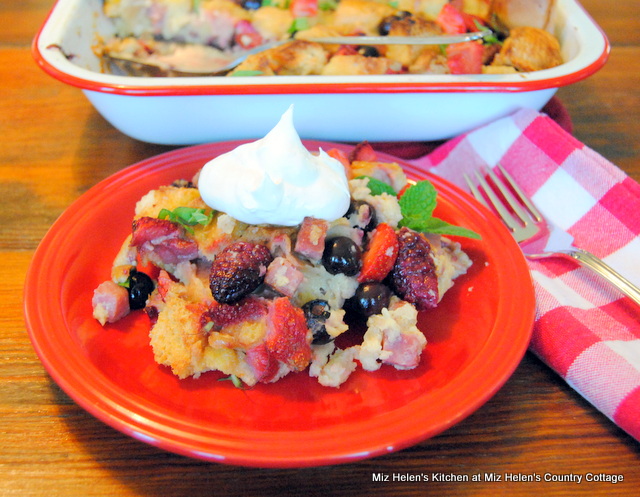 Mixed Berry Breakfast Bake at Miz Helen's Country Cottage