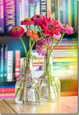 flores vasos