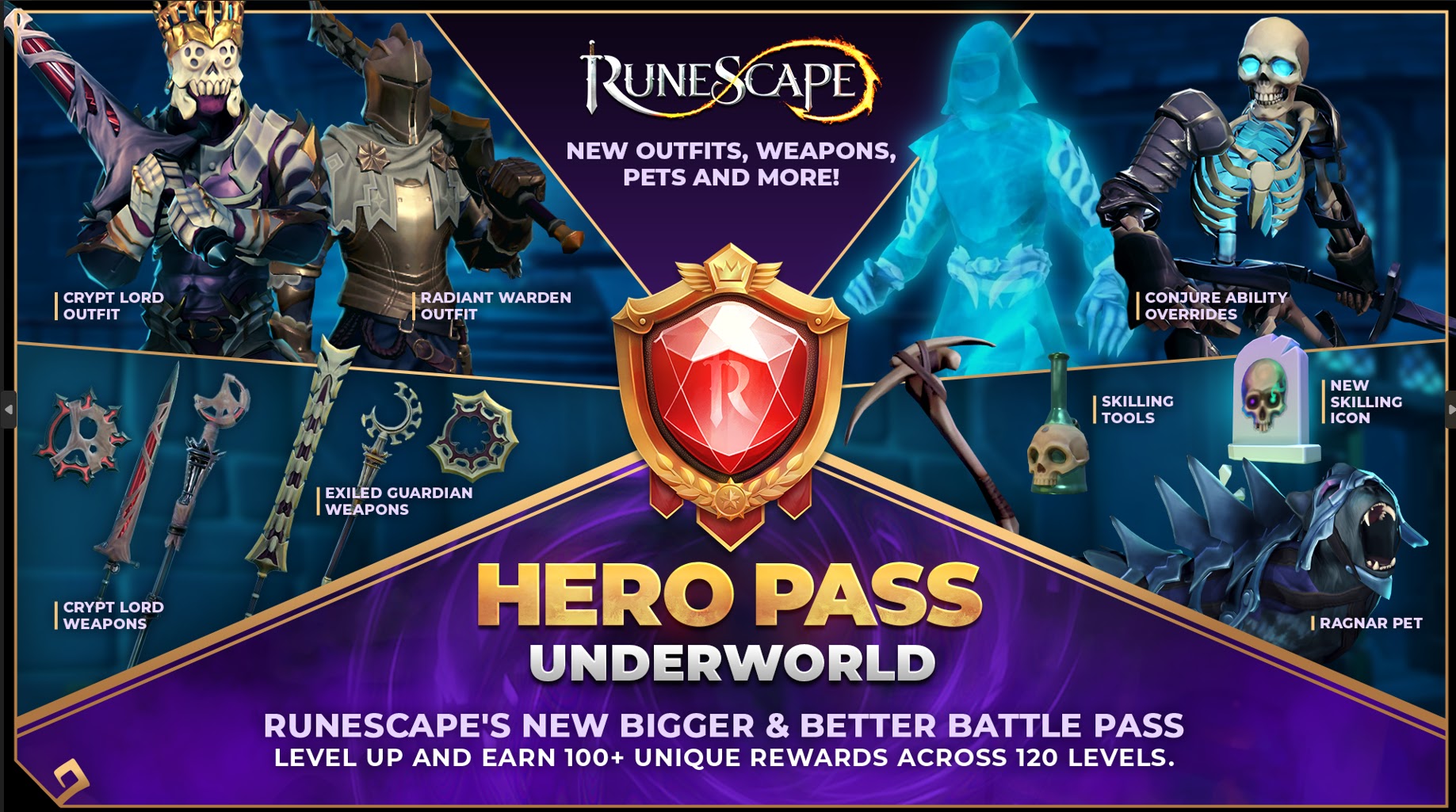 RuneScape Launches Hero Pass, a New Battle Pass with Longer Seasons and Over a Hundred New Rewards