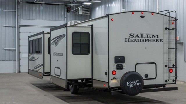 travel trailer with washer and dryer prep