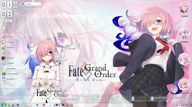 Fate/Grand Order: First Order Theme Win 7 by Enji Riz Lazuardi