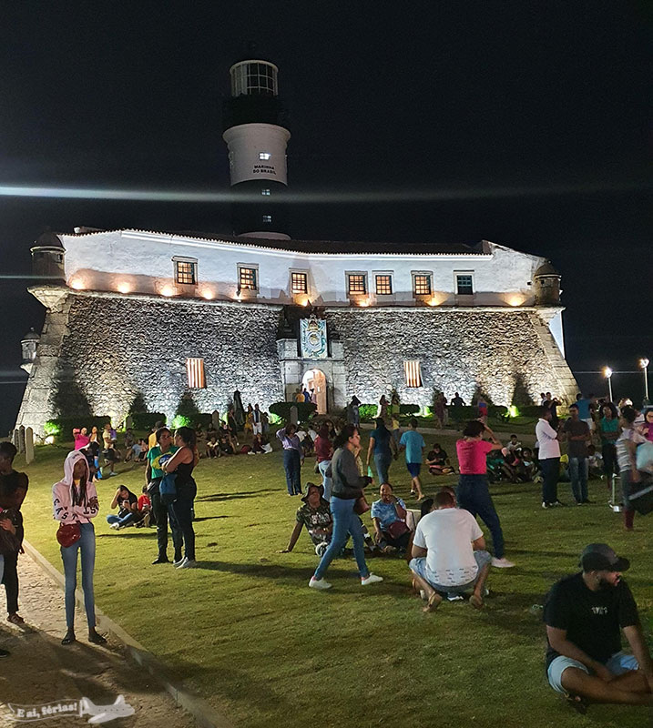 Farol da Barra a noite, Salvador