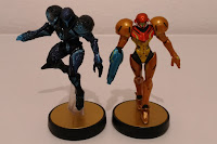 photo of the Dark Samus and Samus Smash amiibo