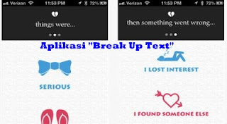 Aplikasi Break Up Text