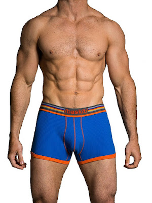 baskit Ribbed Low Rise Trunk Underwear Victoria Blue Cool4guys Online Store